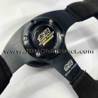 JDM Mugen Style Black Suede Steering Wheel With DC2 Hub
